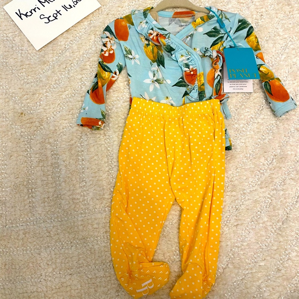 Posh Peanut Kimono Set NWT
